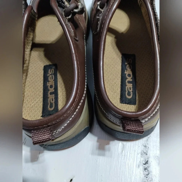 Candies Mary Jane Shoes in‎ Brown size 4 Slip On Comfort Vintage Chunky 90s Y2K - Picture 6 of 10